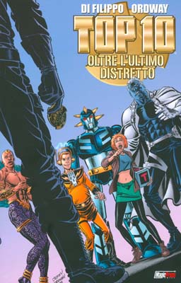 Top 10: Oltre l'ultimo distretto Top 10: Oltre l'ultimo distretto<br>disegni di Jerry Ordway<br><i>(c) 2008 Magic Press</i>