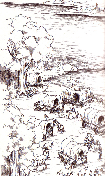 La carovana si ferma<br>disegni di Yumiko Igarashi<br><i>(c) 2007 Star Comics</i>
