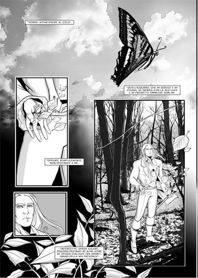 Cronaca Comics Numero 4 - Le Fiabe Nere<br>disegni di Manuela Soriani<br><i>(c) 2009 Salvatore Taormina</i>