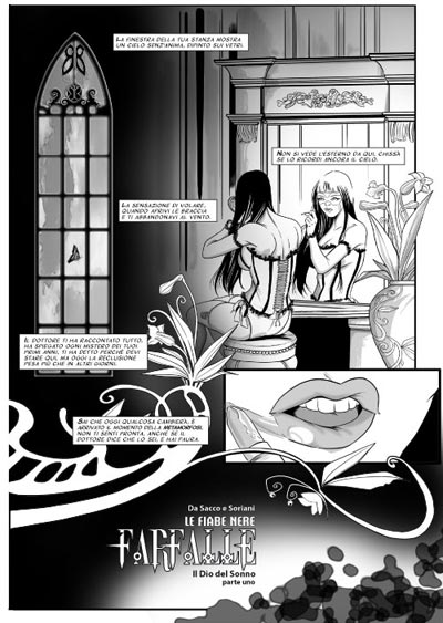 Cronaca Comics Numero 4 - Le Fiabe Nere<br>disegni di Manuela Soriani<br><i>(c) 2009 Salvatore Taormina</i>