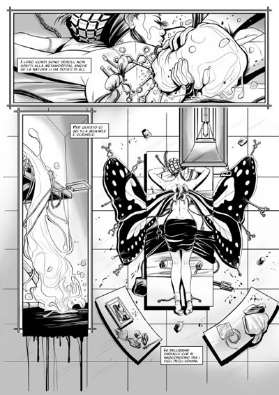 Cronaca Comics Numero 4 - Le Fiabe Nere<br>disegni di Manuela Soriani<br><i>(c) 2009 Salvatore Taormina</i>