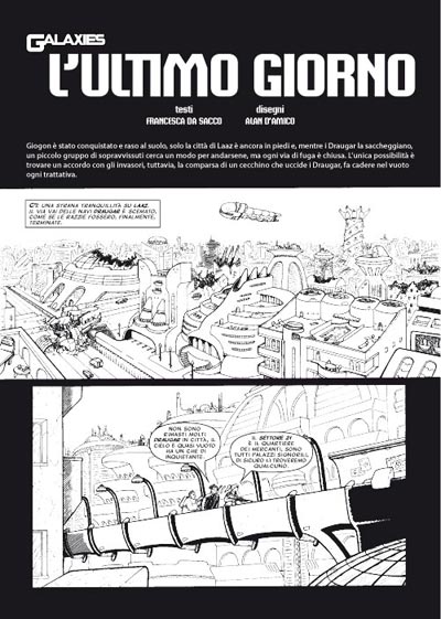 Cronaca Comics Numero 4 - Galaxies<br>disegni di Alan D'Amico<br><i>(c) 2009 Salvatore Taormina</i>