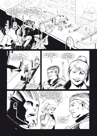 Cronaca Comics Numero 4 - Galaxies<br>disegni di Alan D'Amico<br><i>(c) 2009 Salvatore Taormina</i>