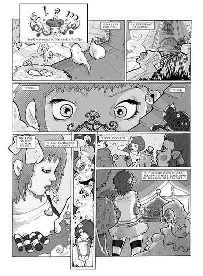 Cronaca Comics Numero 4 - Glam<br>disegni di Natasha Raffio<br><i>(c) 2009 Salvatore Taormina</i>