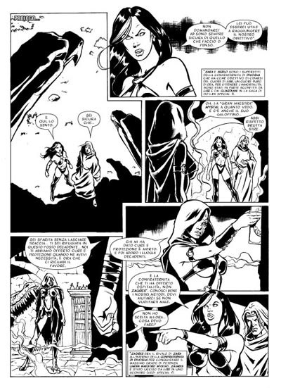 Cronaca Comics Numero 4 - La Saga di Ho Lan<br>disegni di Giuseppe De Luca<br><i>(c) 2009 Salvatore Taormina</i>