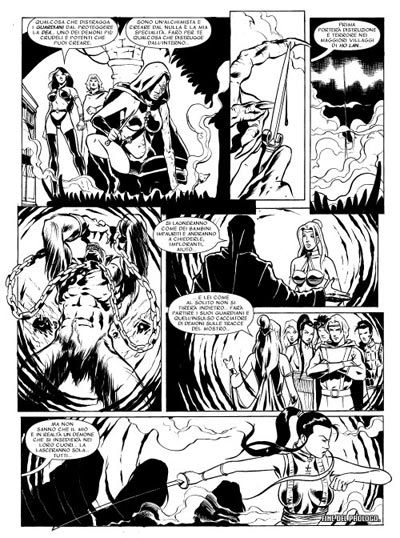 Cronaca Comics Numero 4 - La Saga di Ho Lan<br>disegni di Giuseppe De Luca<br><i>(c) 2009 Salvatore Taormina</i>
