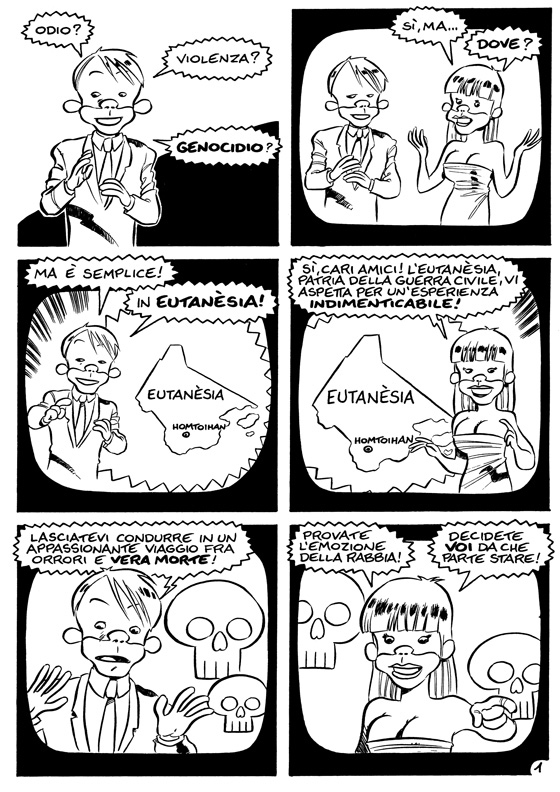 Lo spettacolo va a incominciare! Lo spettacolo va a incominciare!<br>disegni di Leo Ortolani<br><i>(c) 2009 Panini Comics </i>