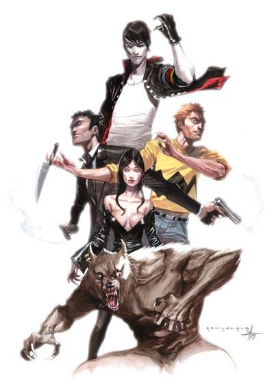 Cover Homo Homini Lupus<br>disegni di Giacomo Bevilacqua<br><i>(c) 2009 Edizioni BD</i>