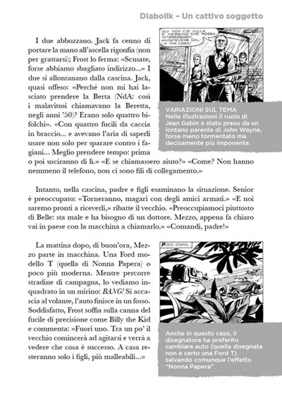 Pagina tratta da Diabolik: Un cattivo soggetto<br>di Mario Gomboli<br><i>(c) 2009 Edizioni BD</i>
