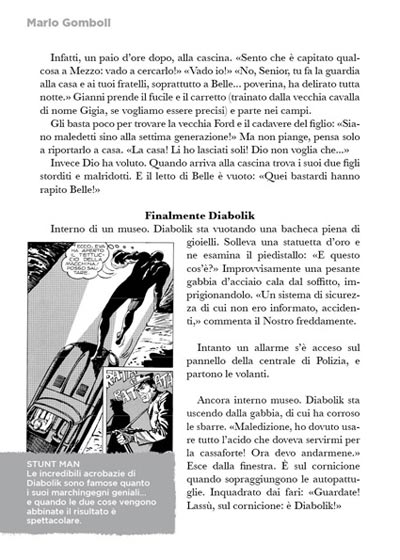 Pagina tratta da Diabolik: Un cattivo soggetto<br>di Mario Gomboli<br><i>(c) 2009 Edizioni BD</i>