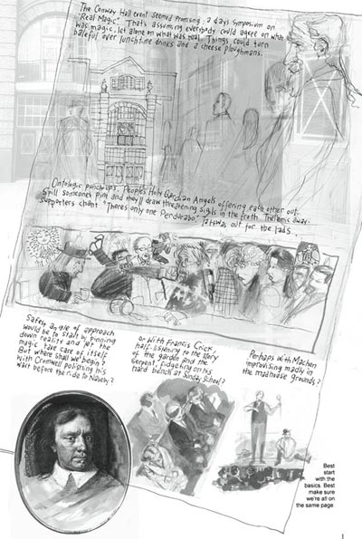 Tavola tratta da Un disturbo del linguaggio: Snake and Ladders<br>disegni di Eddie Campbell<br><i>(c) 2009 Edizioni BD</i>