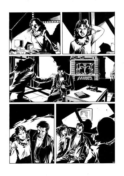 Tavola tratta dal numero 1<br>disegni di Cosimi Ferri<br><i>(c) 2009 Edizioni Star Comics</i>