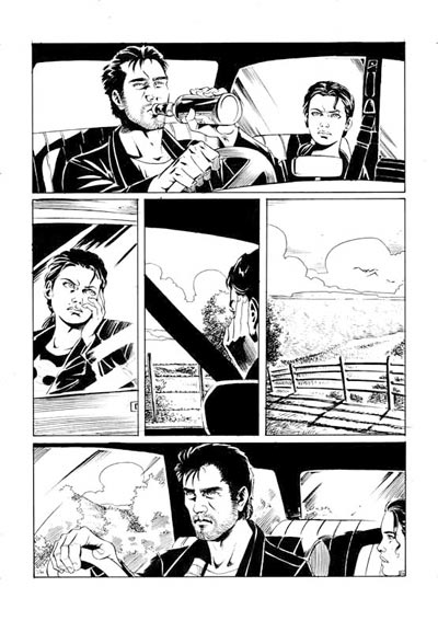 Tavola tratta dal numero 1<br>disegni di Cosimi Ferri<br><i>(c) 2009 Edizioni Star Comics</i>