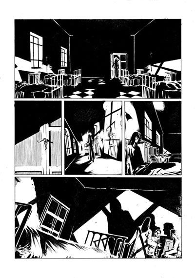 Tavola tratta dal numero 1<br>disegni di Cosimi Ferri<br><i>(c) 2009 Edizioni Star Comics</i>