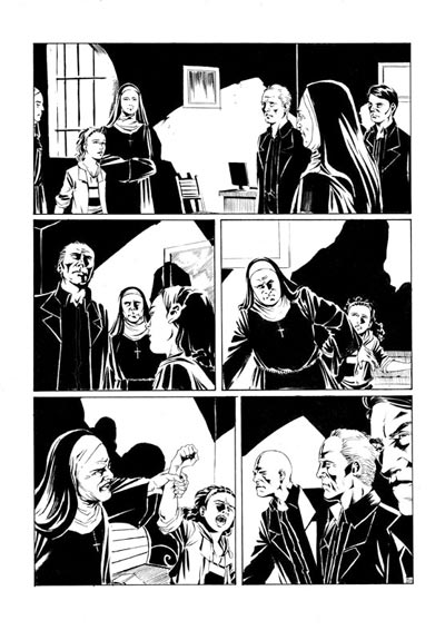 Tavola tratta dal numero 1 Tavola tratta dal numero 1<br>disegni di Cosimi Ferri<br><i>(c) 2009 Edizioni Star Comics</i>