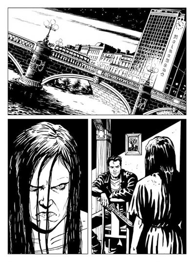 Tavola tratta dal numero 2<br>disegni di Valentina Romeo<br><i>(c) 2009 Edizioni Star Comics</i>