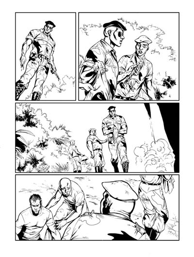Tavola tratta dal numero 3 Tavola tratta dal numero 3<br>disegni di Enza Fontana<br><i>(c) 2009 Edizioni Star Comics</i>
