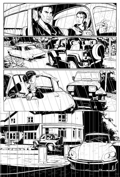 Tavola tratta dal numero 4<br>disegni di Manuela Soriani<br><i>(c) 2009 Edizioni Star Comics</i>
