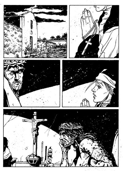 Lato "A" - Tavola 14<br>disegni di Emanuele Boccanfuso<br><i>(c) 2009 Nicola Pesce Editore</i>