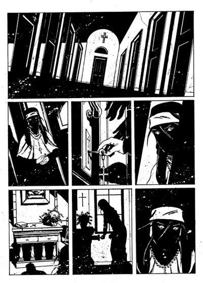 Lato "A" - Tavola 15<br>disegni di Emanuele Boccanfuso<br><i>(c) 2009 Nicola Pesce Editore</i>