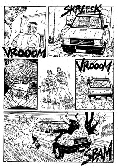 Lato "A" - Tavola 30<br>disegni di Emanuele Boccanfuso<br><i>(c) 2009 Nicola Pesce Editore</i>