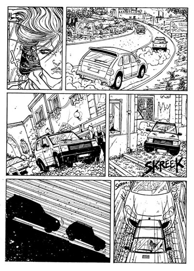 Lato "A" - Tavola 32<br>disegni di Emanuele Boccanfuso<br><i>(c) 2009 Nicola Pesce Editore</i>