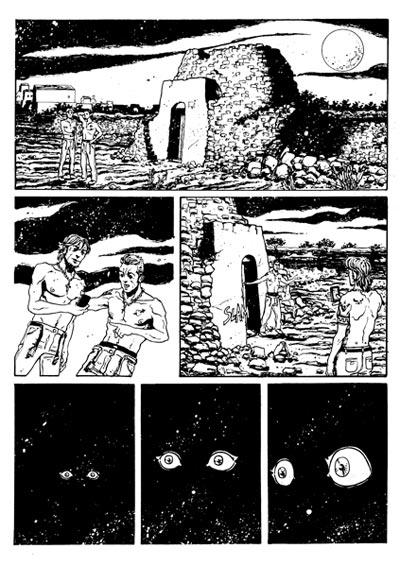 Lato "B" - Tavola 20<br>disegni di Emanuele Boccanfuso<br><i>(c) 2009 Nicola Pesce Editore</i>