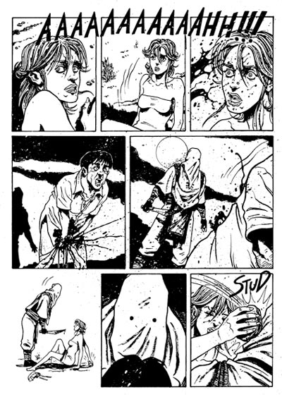 Lato "B" - Tavola 26<br>disegni di Emanuele Boccanfuso<br><i>(c) 2009 Nicola Pesce Editore</i>