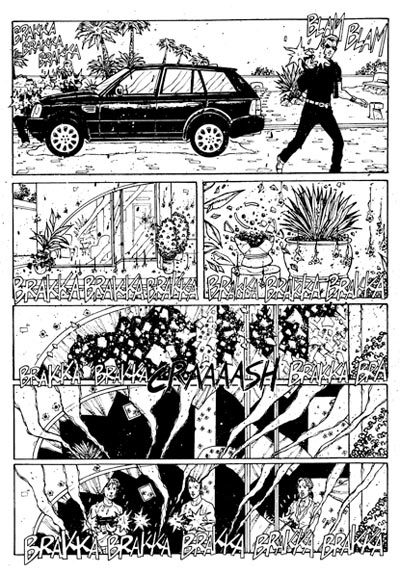 Lato "B" - Tavola 30<br>disegni di Emanuele Boccanfuso<br><i>(c) 2009 Nicola Pesce Editore</i>