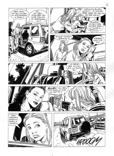 Tavola tratta dal numero 1<br>disegni di Roberto De Angelis<br><i>(c) 2009 Sergio Bonelli Editore</i>
