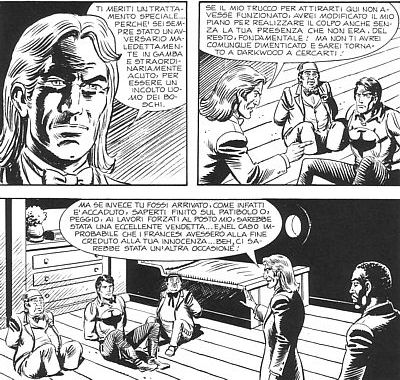 Parole, parole, parole... Parole, parole, parole...<br>disegni di Marco Verni, Zagor n.524, pag.73<br><i>(c) 2009 Sergio Bonelli Editore</i>