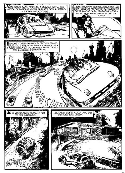 Tavola tratta da Agenzia Alfa numero 20 Tavola tratta da Agenzia Alfa numero 20<br>disegni di Antonio Fara<br><i>(c) 2009 Sergio Bonelli Editore</i>