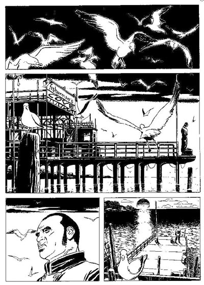 Tavola tratta dal numero 218 Tavola tratta dal numero 218<br>disegni di Roberto De Angelis<br><i>(c) 2009 Sergio Bonelli Editore</i>