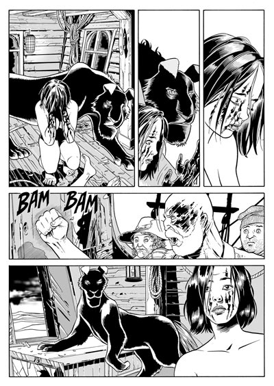 Lilith in crisi<br>disegni di Luca Enoch<br><i>(c) 2009 Sergio Bonelli Editore</i>
