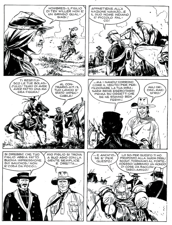 Esuberanza giovanile Esuberanza giovanile<br>un grande ritorno su questi schermi dopo decenni di assenza: Kit Willer!<br><i>(c) 2009 Sergio Bonelli Editore</i>