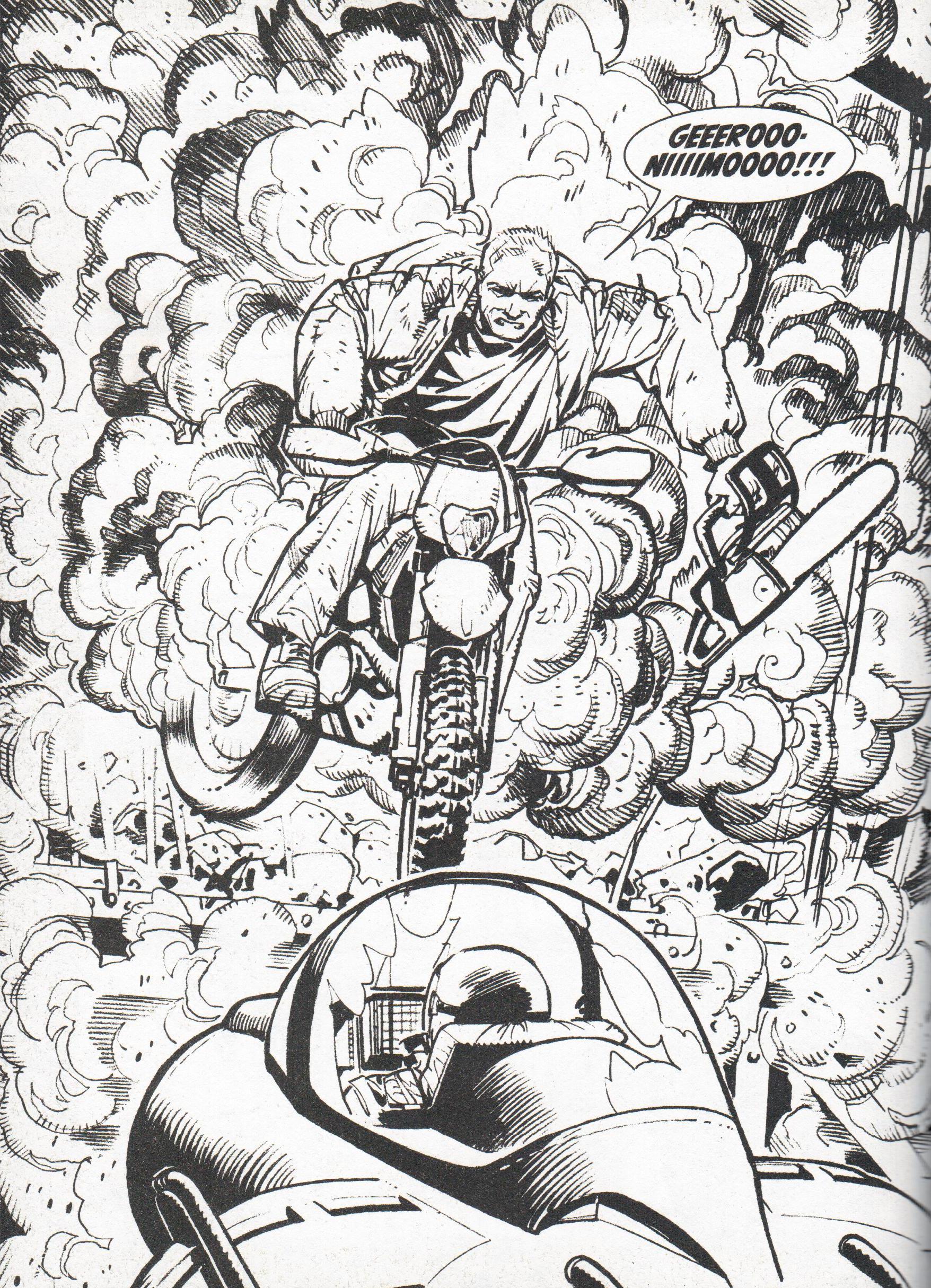 DM 3<br>Una delle tante volte in cui David salta e grida "Geronimo"<br><i>(c) 2009 Panini S.p.A.</i>