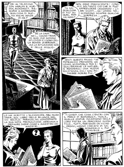 Tavola tratta dalla seconda storia del Maxi numero 1 Tavola tratta dalla seconda storia del Maxi numero 1<br>disegni di Giuliano Piccininno<br><i>(c) 2009 Sergio Bonelli Editore</i>
