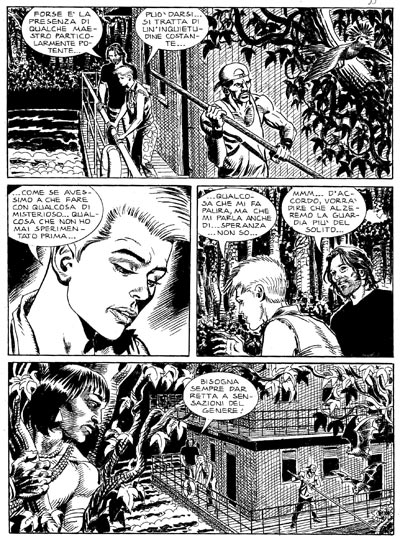 Tavola tratta dalla terza storia del Maxi numero 1 Tavola tratta dalla terza storia del Maxi numero 1<br>disegni di Oliviero Gramaccioni<br><i>(c) 2009 Sergio Bonelli Editore</i>