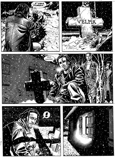 Tavola tratta dallo Speciale numero 5<br>disegni di Fabio Bartolini<br><i>(c) 2009 Sergio Bonelli Editore</i>