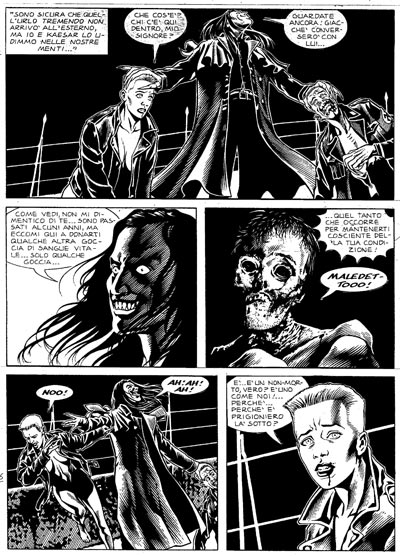 Tavola tratta dallo Speciale numero 5 Tavola tratta dallo Speciale numero 5<br>disegni di Fabio Bartolini<br><i>(c) 2009 Sergio Bonelli Editore</i>