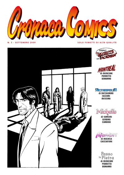 Cronaca Comics Numero 5<br>disegni di Francesco Bonanno<br><i>(c) 2009 Salvatore Taormina</i>