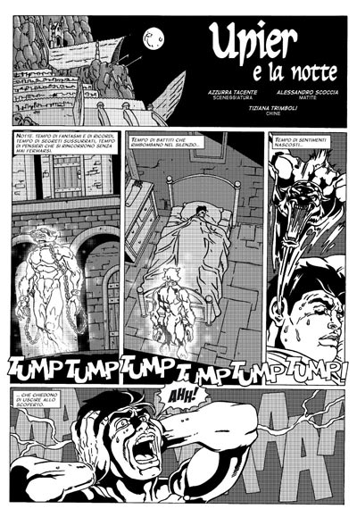 Tavola tratta da La Saga di Ho Lan seconda serie numero 1<br>disegni di Tiziana Trimboli e Alessandro Scoccia<br><i>(c) 2009 Salvatore Taormina</i>