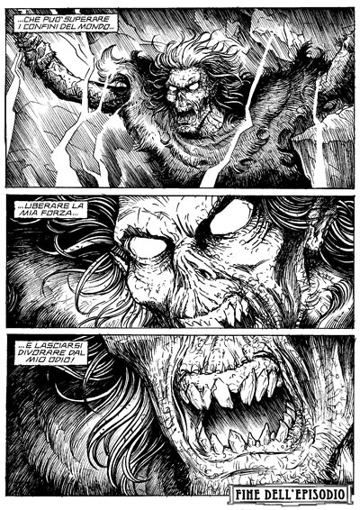 Tavola tratta dal numero 1<br>disegni di Simona Denna & Francesca Palomba<br><i>(c) 2009 Sergio Bonelli Editore</i>