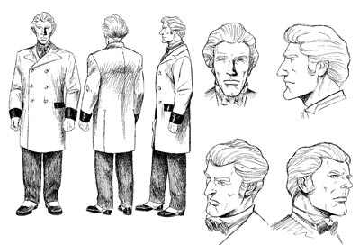 Studio Personaggi: Jason<br>disegni di Gianmauro Cozzi<br><i>(c) 2009 Sergio Bonelli Editore</i>