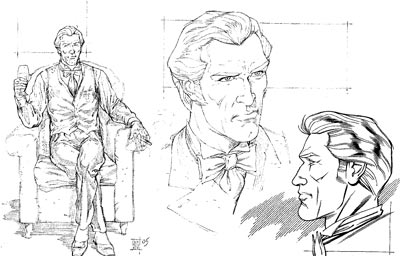 Studio Personaggi: Jason Studio Personaggi: Jason<br>disegni di Alessandro Bignamini<br><i>(c) 2009 Sergio Bonelli Editore</i>