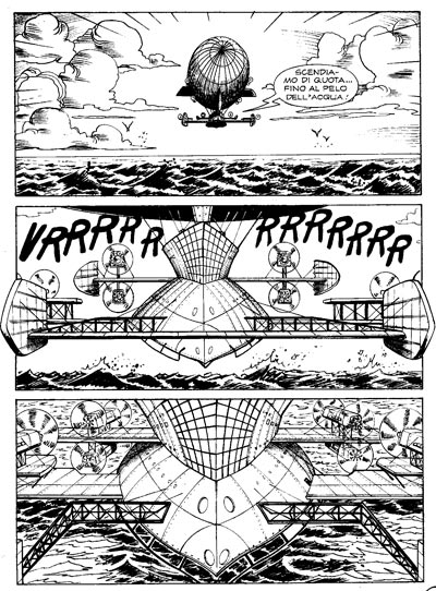 Tavola tratta dal numero 2<br>disegni di Antonella Vicari<br><i>(c) 2009 Sergio Bonelli Editore</i>