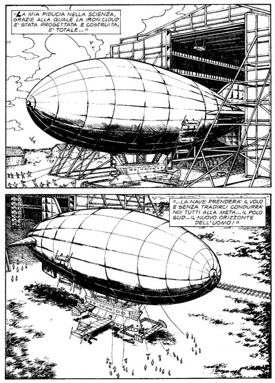 Tavola tratta dal numero 2<br>disegni di Antonella Vicari<br><i>(c) 2009 Sergio Bonelli Editore</i>