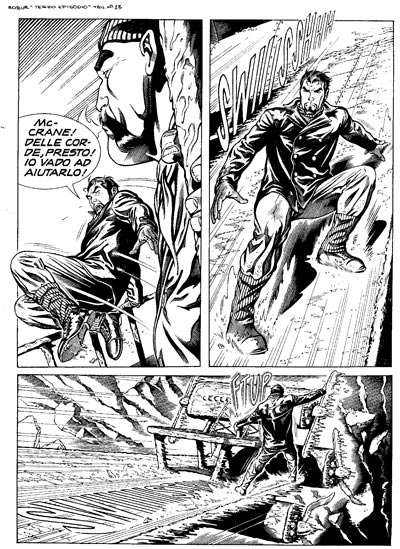 Tavola tratta dal numero 3 Tavola tratta dal numero 3<br>disegni di Alessandro Bignamini<br><i>(c) 2009 Sergio Bonelli Editore</i>
