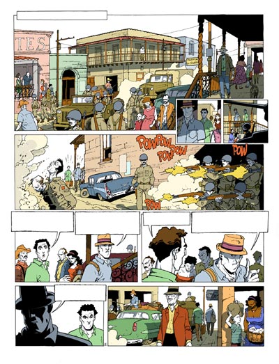 Tavola 11 - Volume 4<br>disegni e colori di Stefano Casini<br><i>(c) 2009 Editions Mosquito</i>