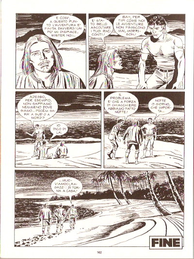 L'ultimo saluto di Mister No L'ultimo saluto di Mister No<br>Mister No speciale n.20, pag.162<br><i>(c) 2009 Sergio Bonelli editore</i>